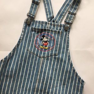 Striped denim Disney dress
